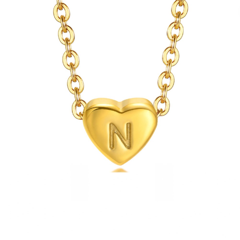 Collier Cœur Lettre