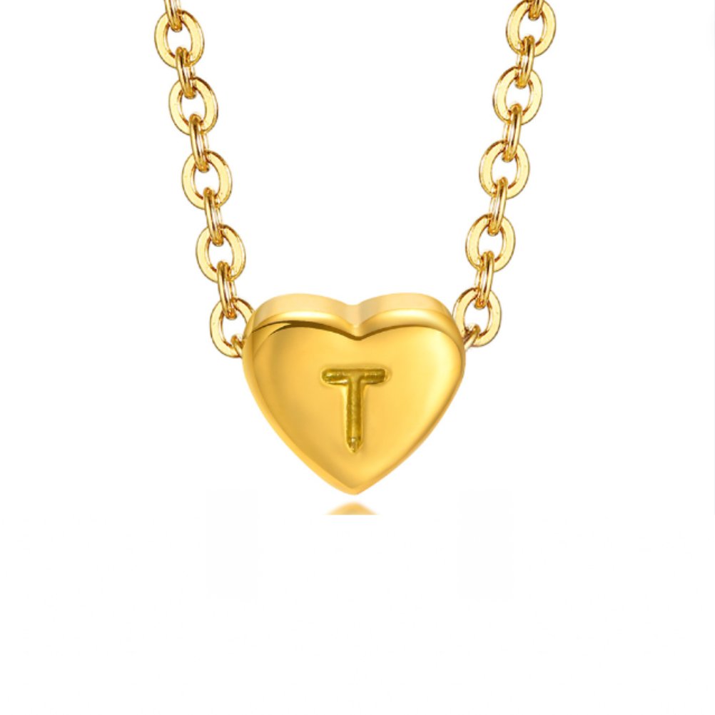 Collier Cœur Lettre