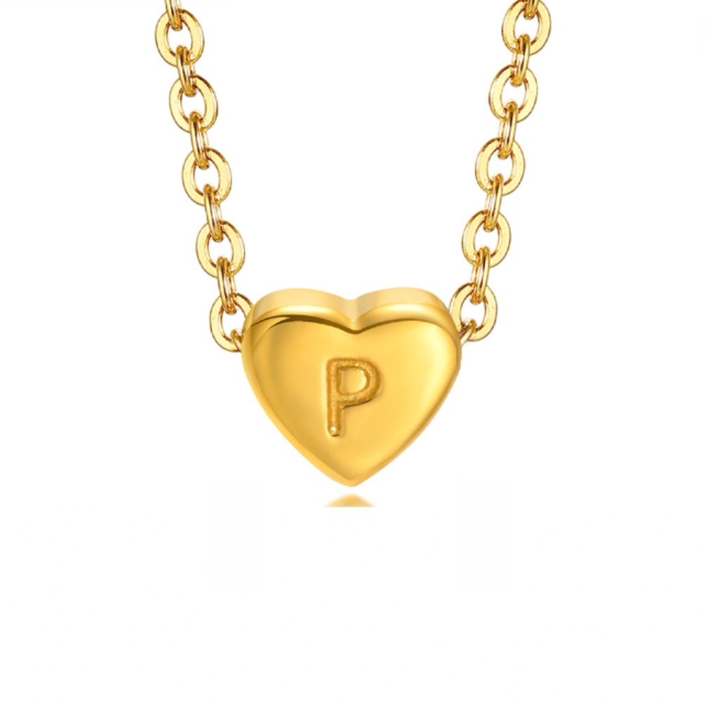 Collier Cœur Lettre