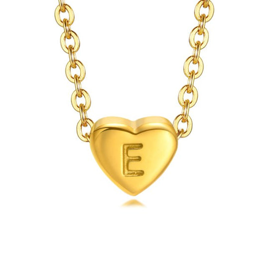 Collier Cœur Lettre