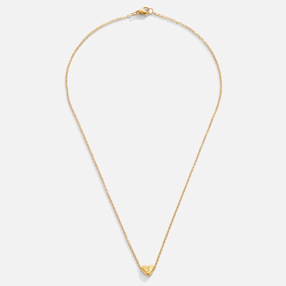 Collier Cœur Lettre