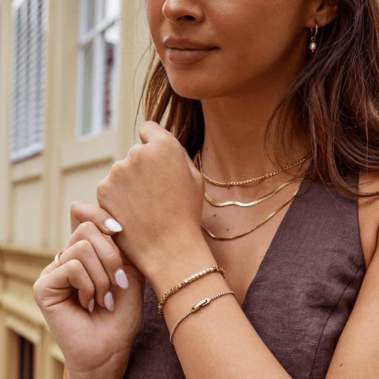 Bracelet Cube en Or 18K Lexi