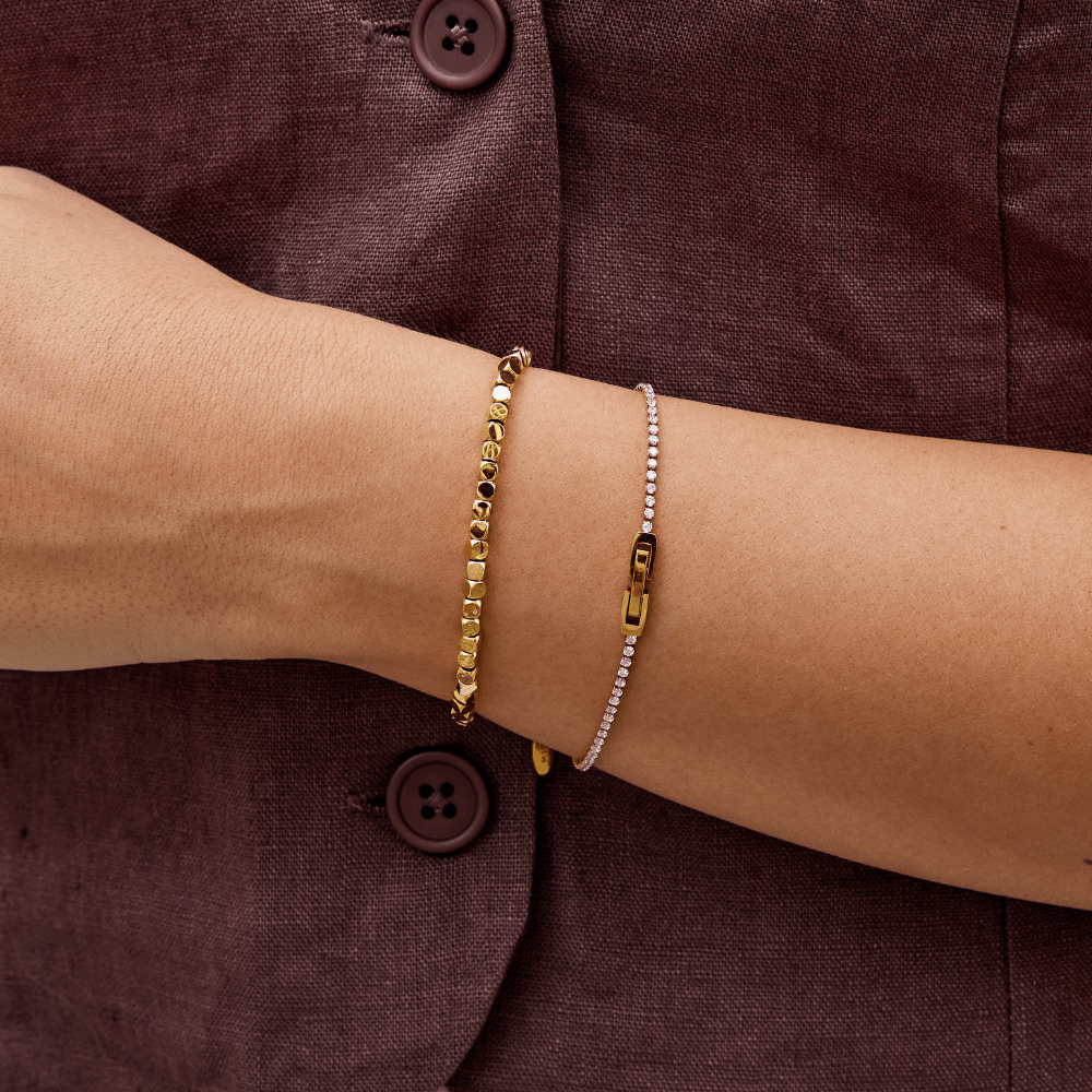 Bracelet Cube en Or 18K Lexi