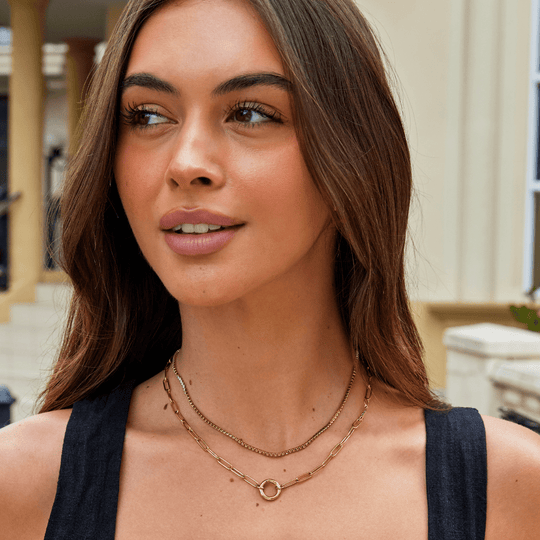 Collier Cristal Cordelia en Or