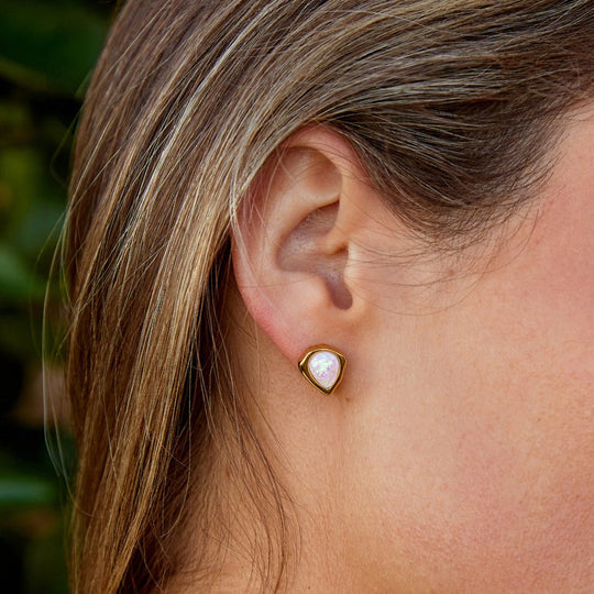 Boucles d'oreilles en opale Lily
