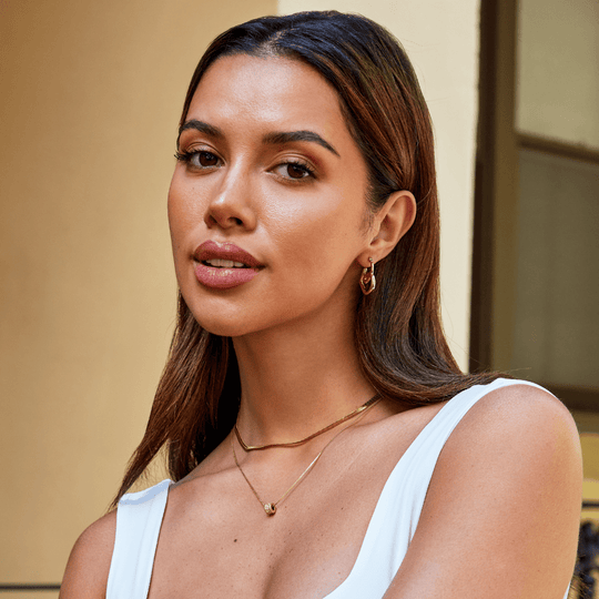 Boucles d'oreilles créoles en forme de cœur torsadé Lira