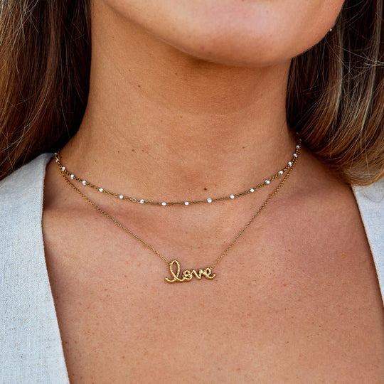 Collier Pendentif "Amour"