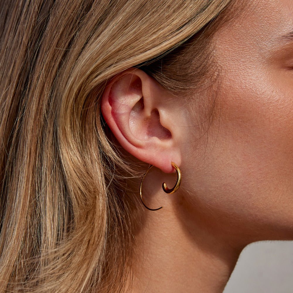 Boucles d'oreilles créoles Luca