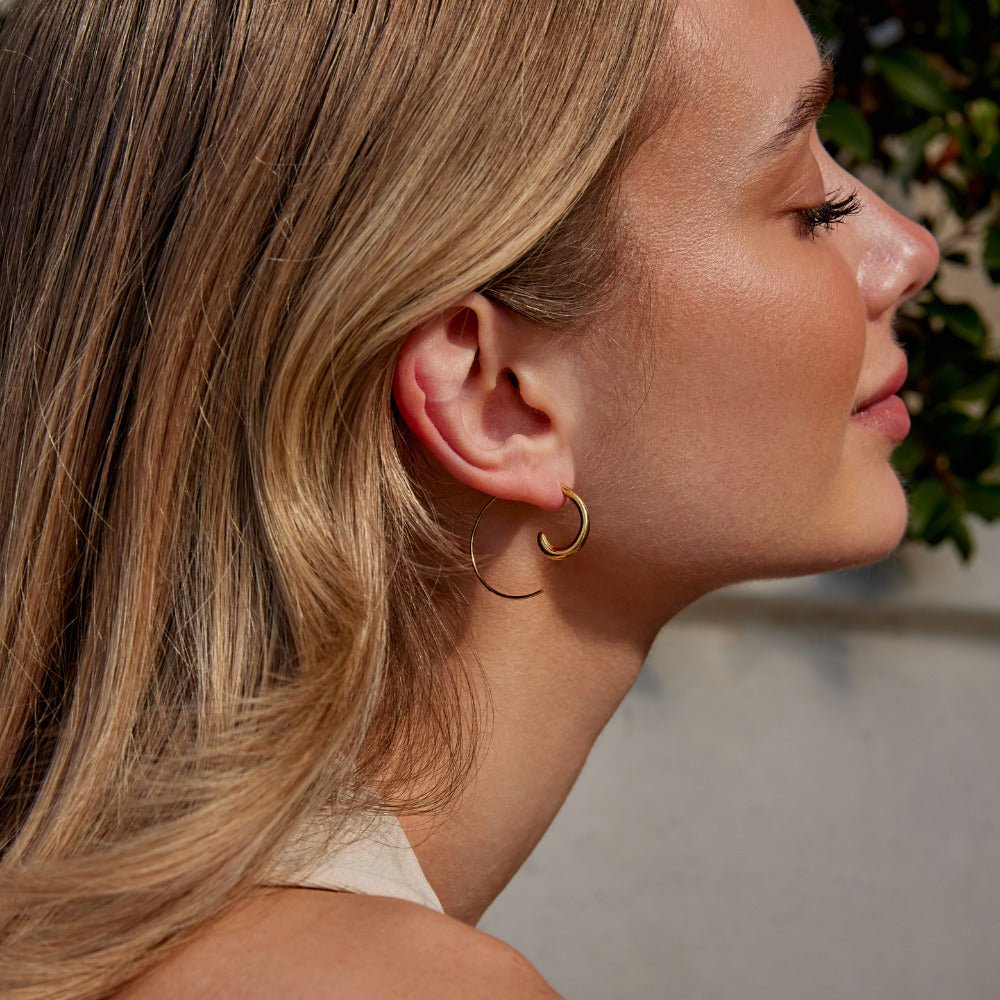 Boucles d'oreilles créoles Luca