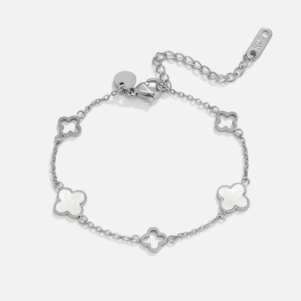 Bracelet Argent Trèfle Lucia