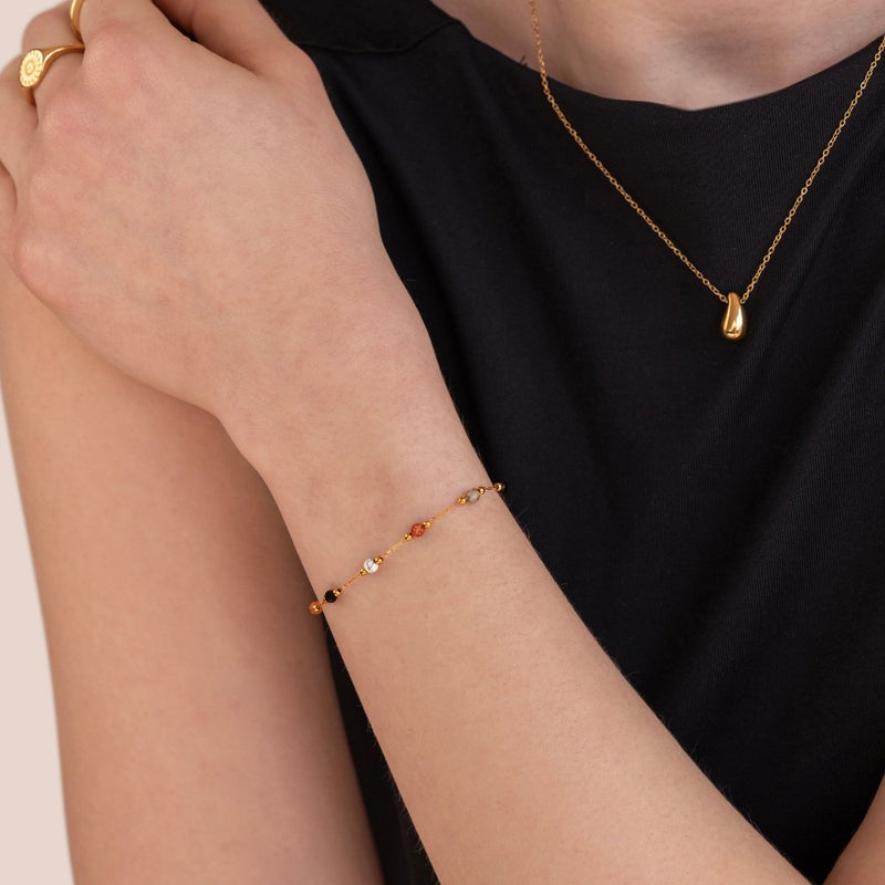 Bracelet en pierres à perles Lulu