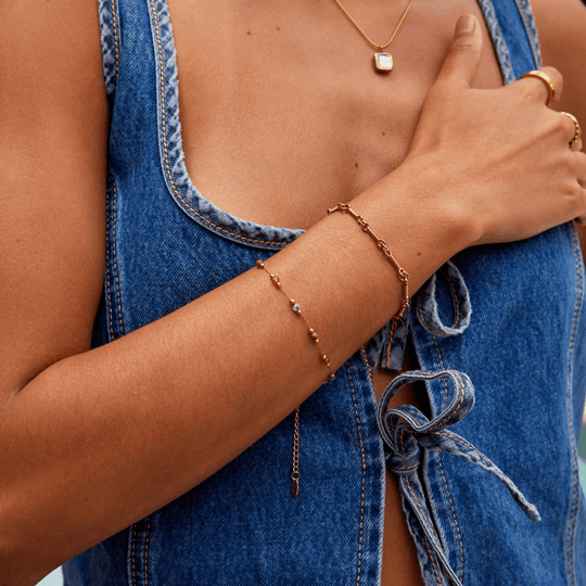 Bracelet en pierres à perles Lulu