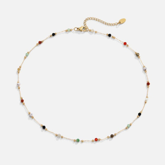 Collier en Pierre Perlé Lulu