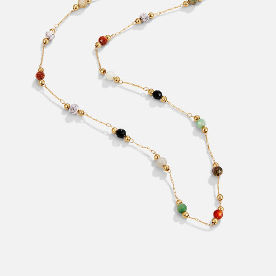 Collier en Pierre Perlé Lulu