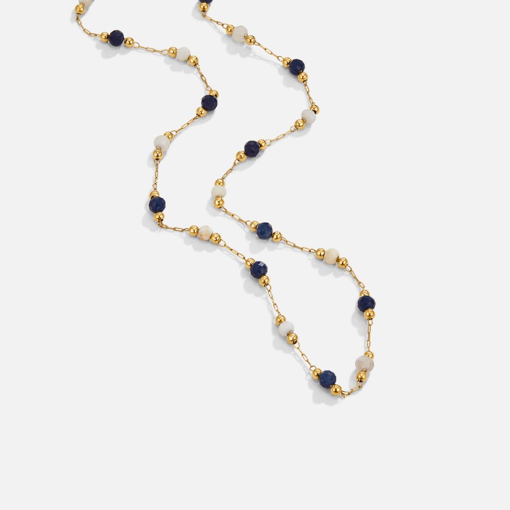 Collier en pierre perlé Lulu Midnight