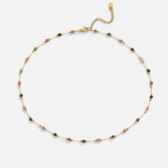Collier de Perles en Pierres Naturelles Lulu Spring