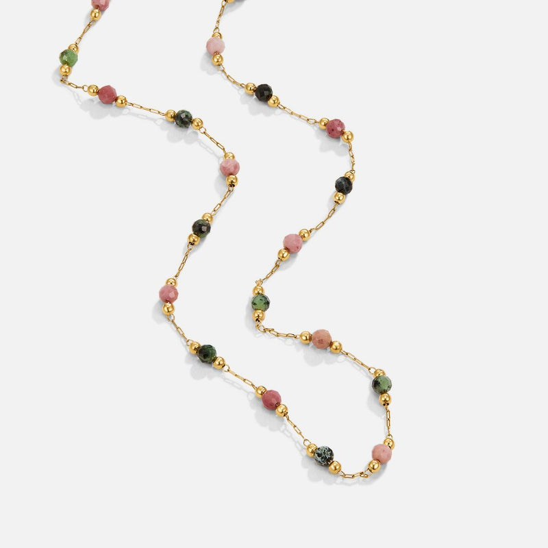 Collier de Perles en Pierres Naturelles Lulu Spring
