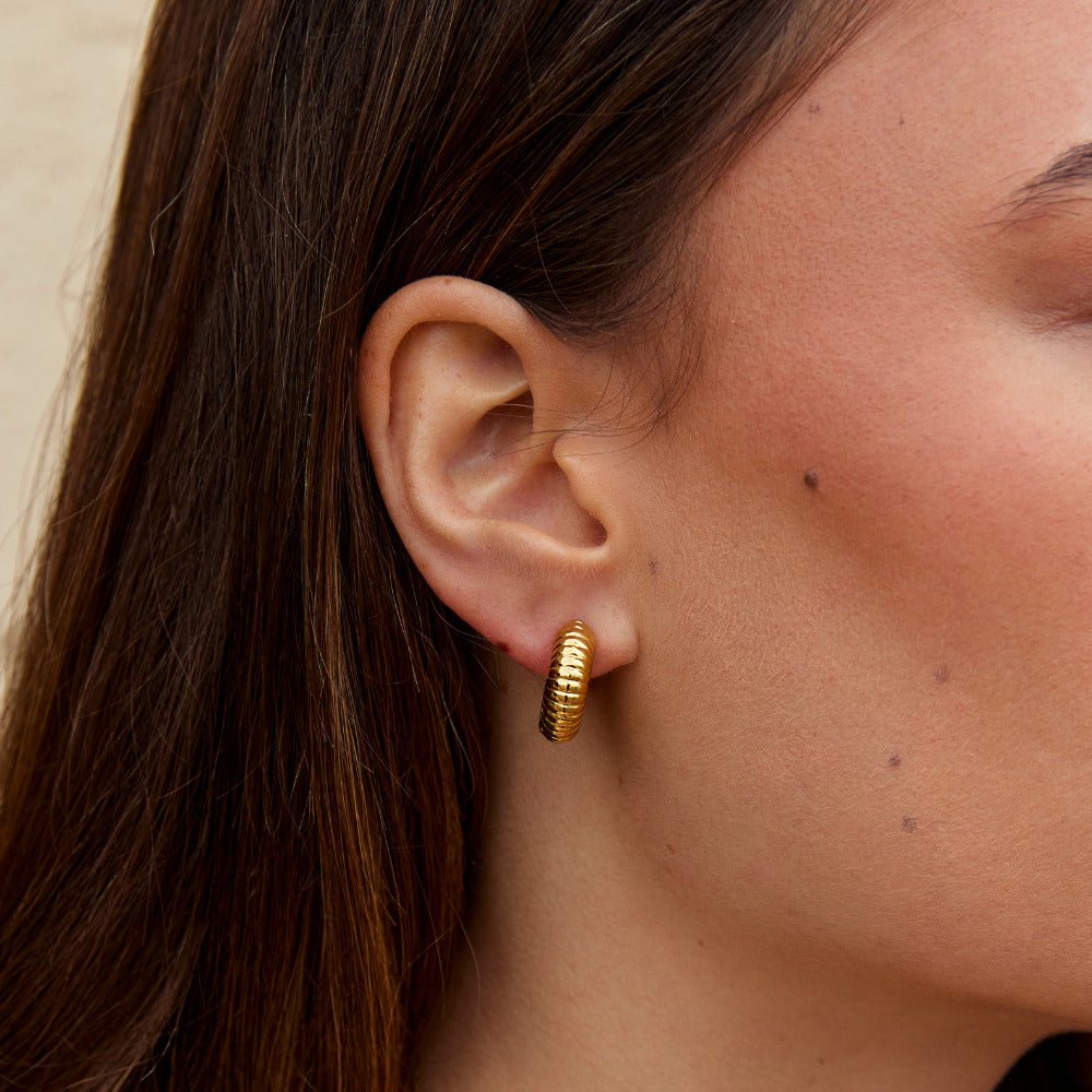 Boucles d'oreilles Hoop Lulu Printanières