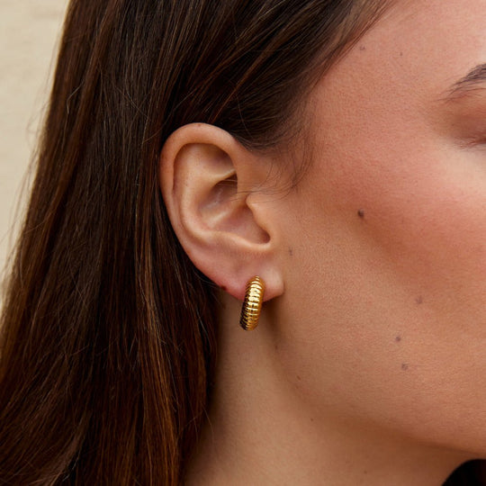 Boucles d'oreilles Hoop Lulu Printanières
