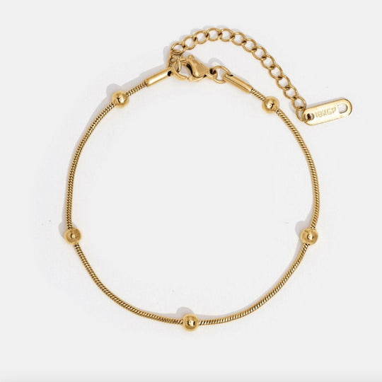 Bracelet Perles Luna en Or