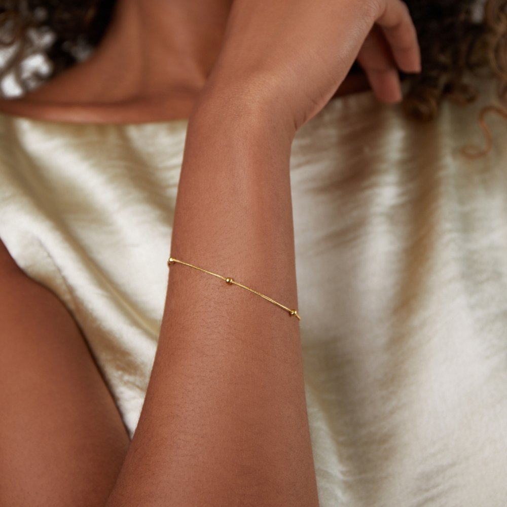 Bracelet Perles Luna en Or