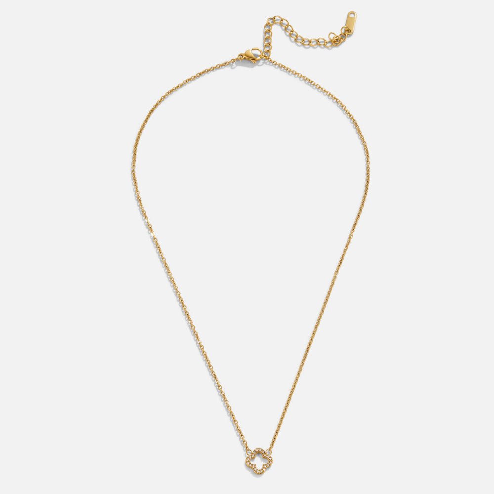 Collier Trèfle en Cristal de Luxe