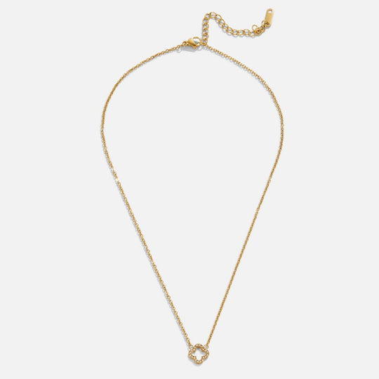 Collier Trèfle en Cristal de Luxe