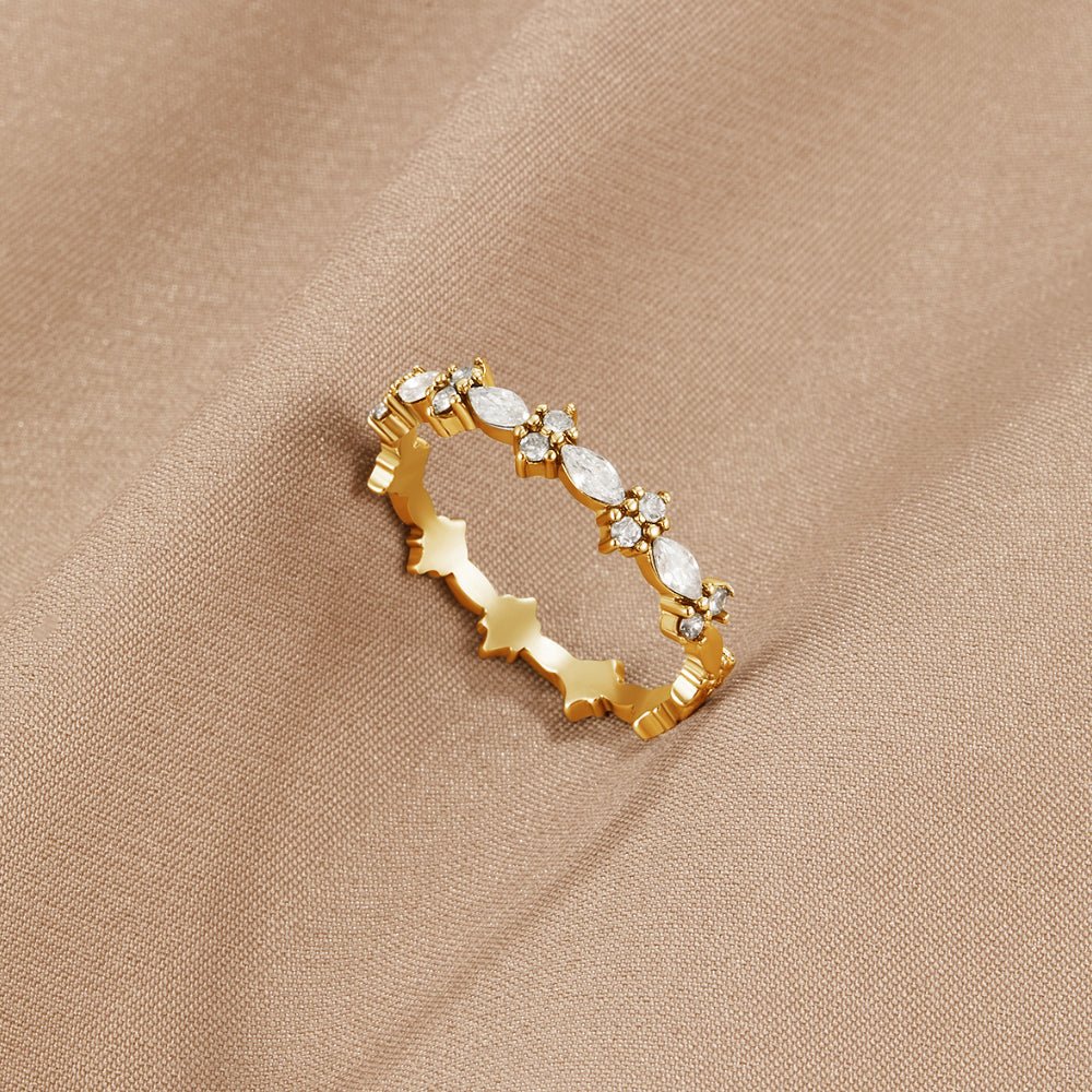 Bague en Or Cristal de Luxe