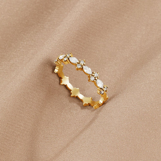 Bague en Or Cristal de Luxe