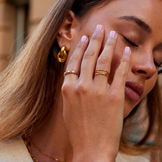 Bague en Or Cristal de Luxe