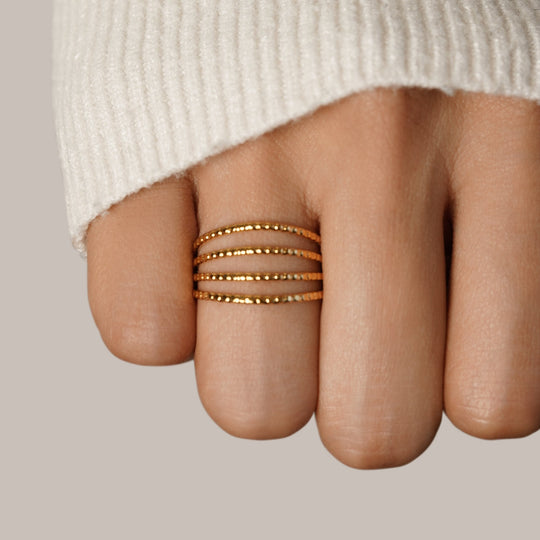 Bague superposée Madison 18K