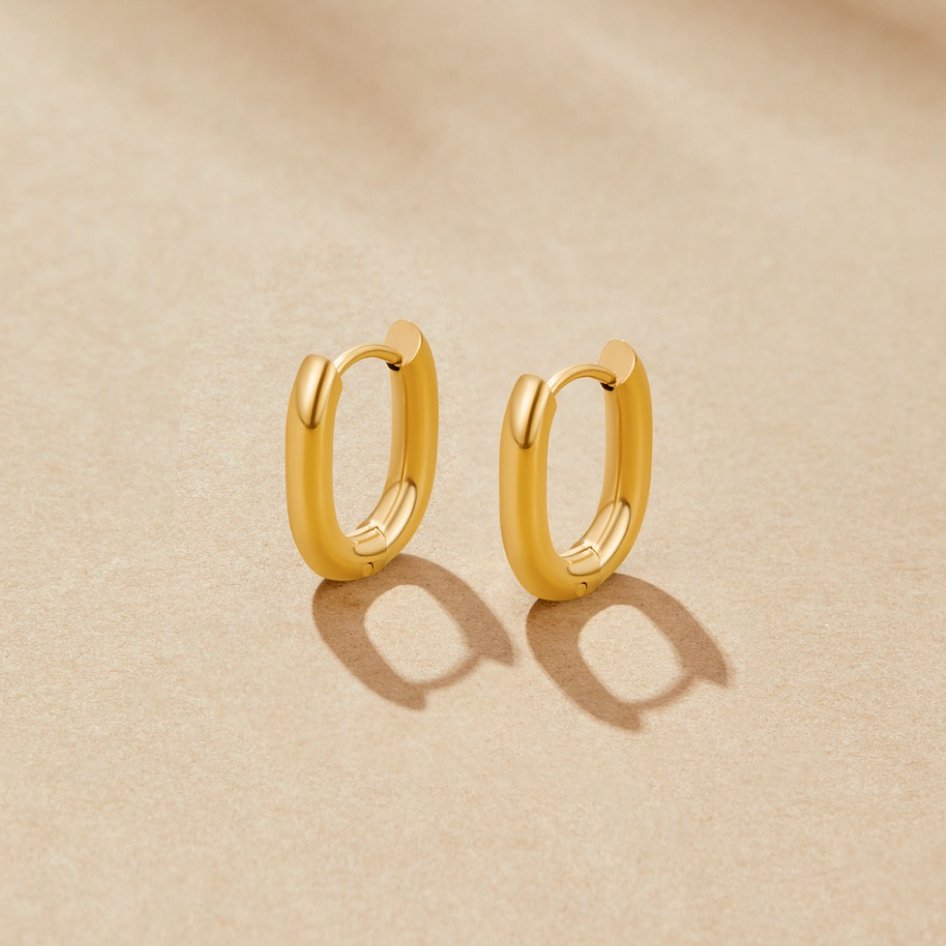Boucles d'oreilles créoles en or Madison