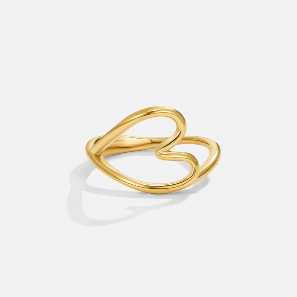 Bague Cœur en Or Fondant