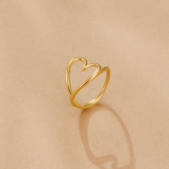 Bague Cœur en Or Fondant