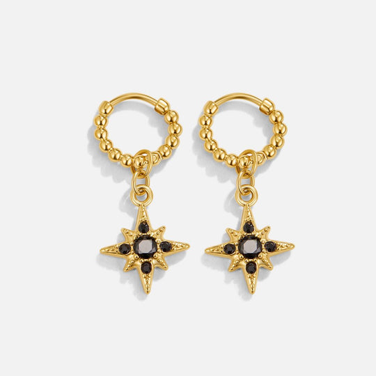 Boucles d'oreilles créoles Midnight Luxe