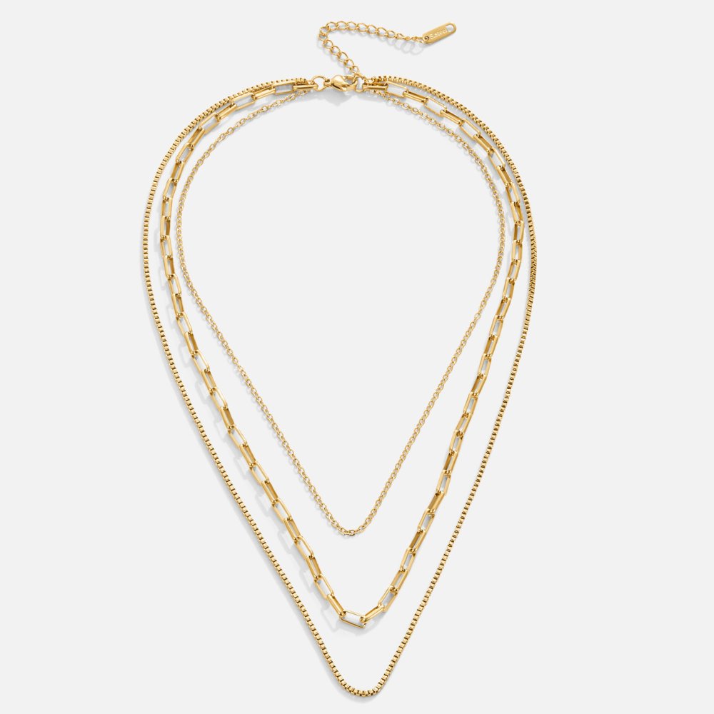 Collier à Chaîne Superposée Miela