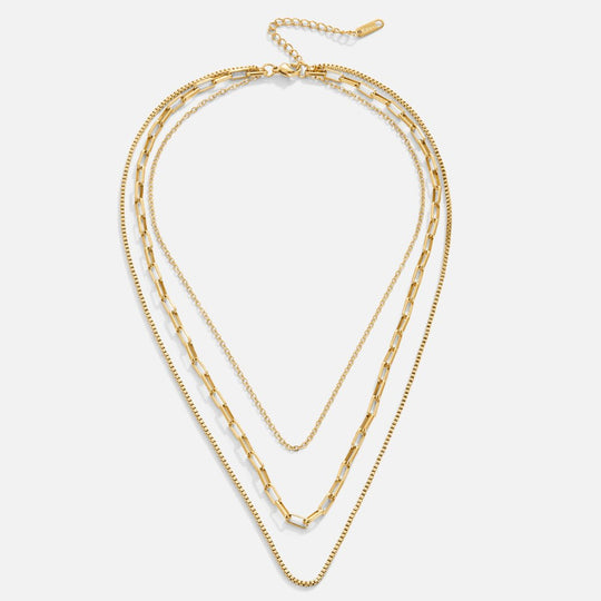 Collier à Chaîne Superposée Miela