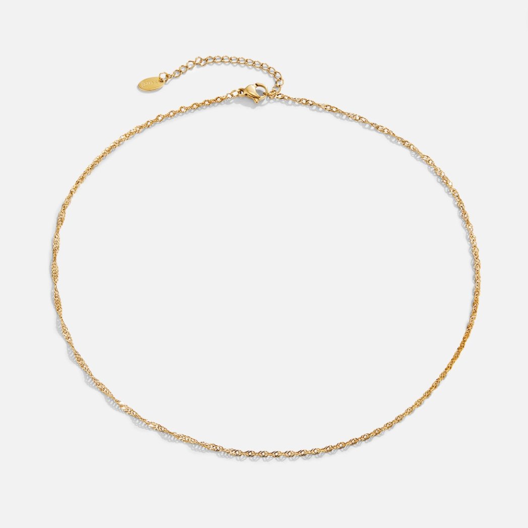 Collier en Chaîne Or Mila Twist