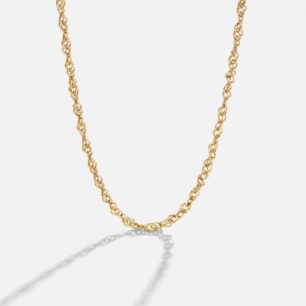 Collier en Chaîne Or Mila Twist