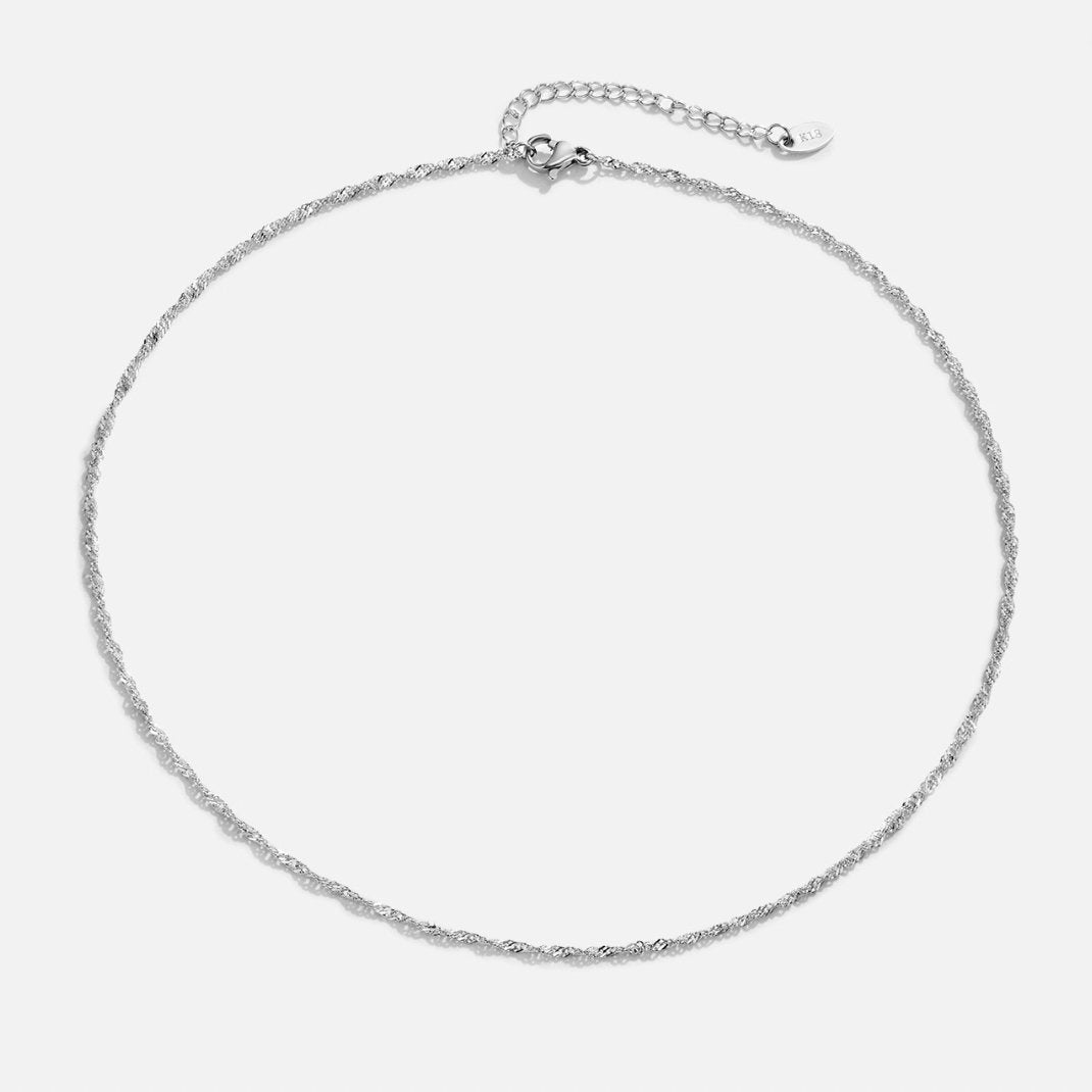 Collier en Chaîne Argent Mila Twist