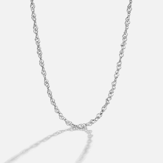 Collier en Chaîne Argent Mila Twist