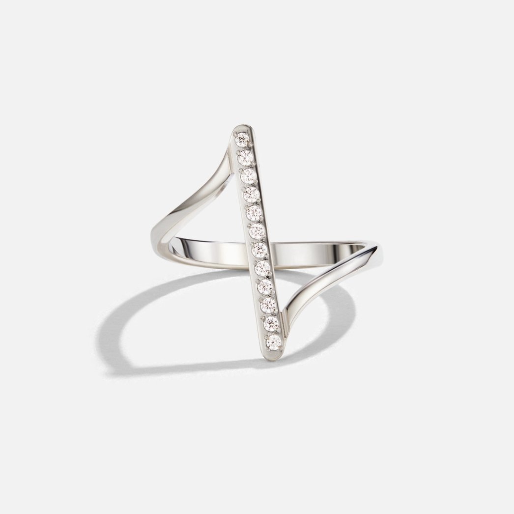 Bague Twisted Mila en Argent