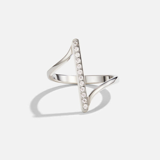 Bague Twisted Mila en Argent