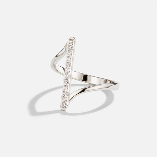 Bague Twisted Mila en Argent
