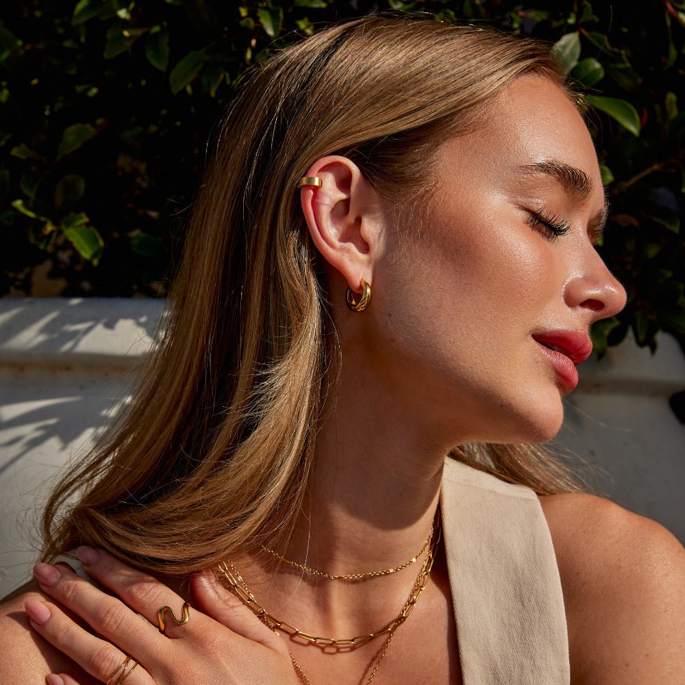 Boucle d'oreille Millie en or