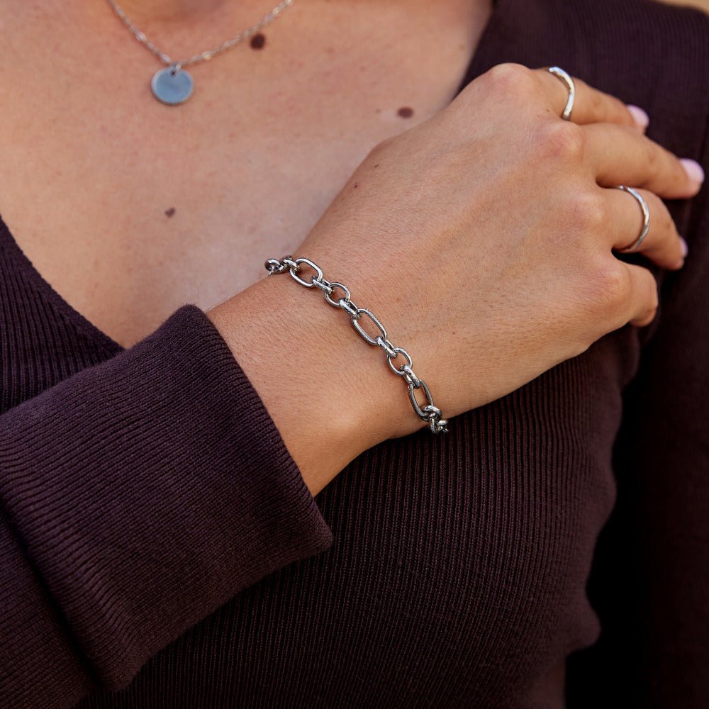 Bracelet Argent Chunky Miriam