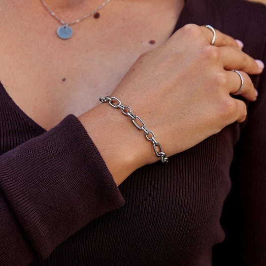 Bracelet Argent Chunky Miriam