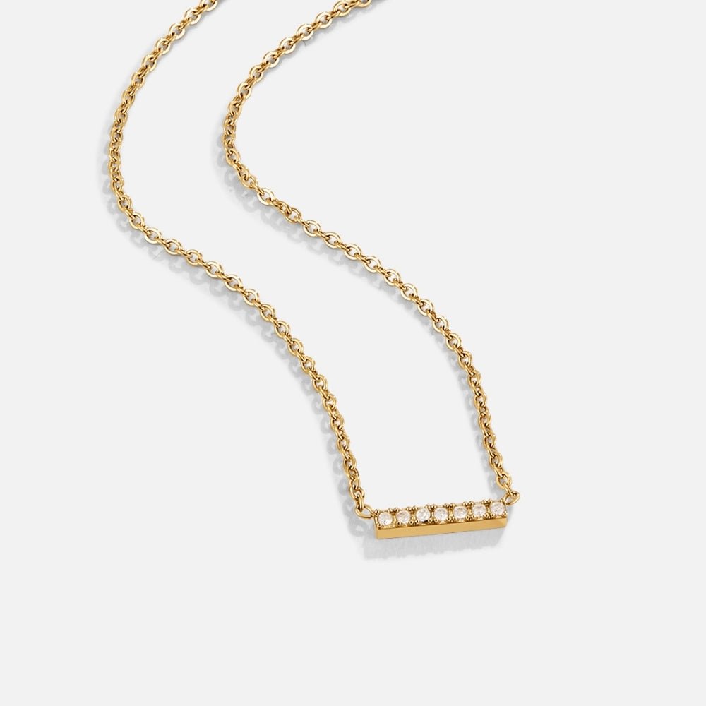 Collier Pendentif Bar en Cristal Missy