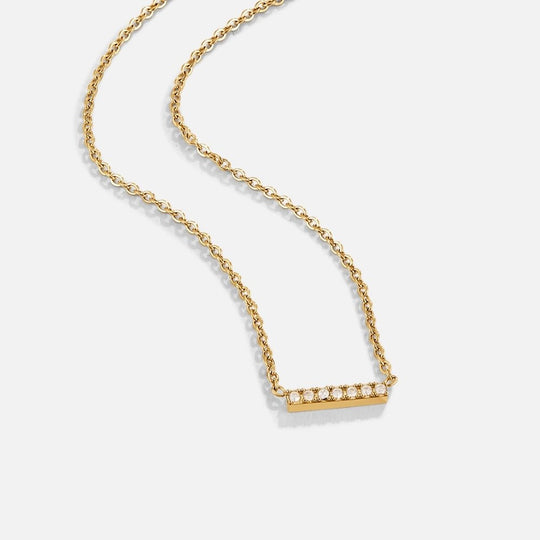 Collier Pendentif Bar en Cristal Missy