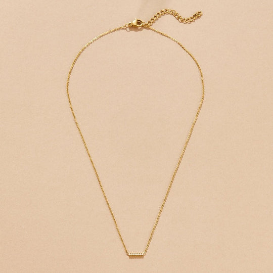 Collier Pendentif Bar en Cristal Missy
